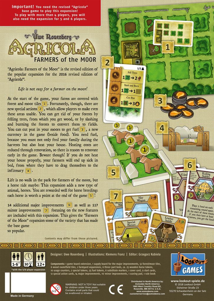 Agricola : Farmers on the Moor Revised Edition Expansion